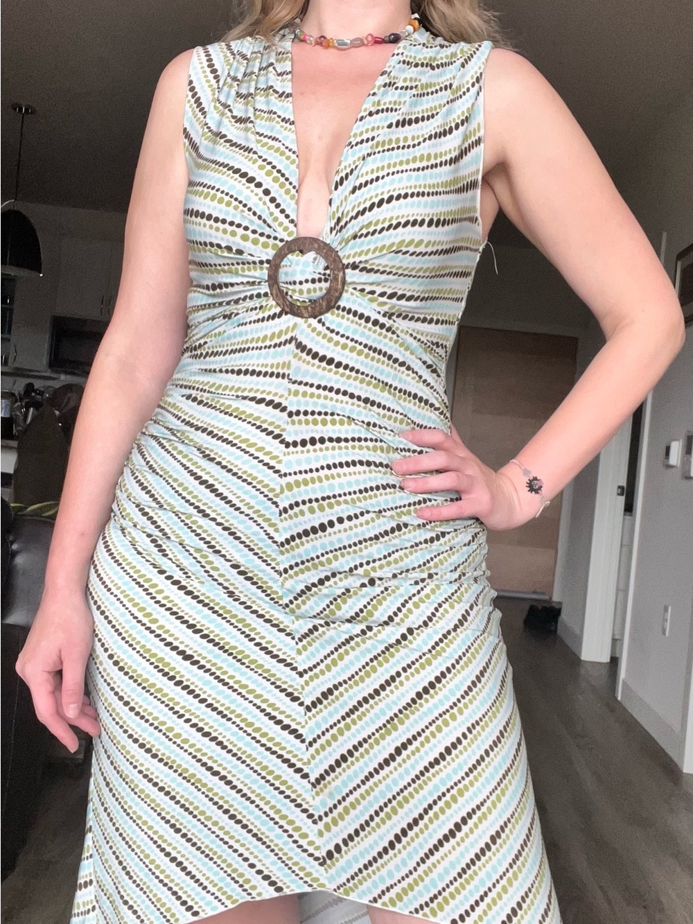 Y2k boho dress